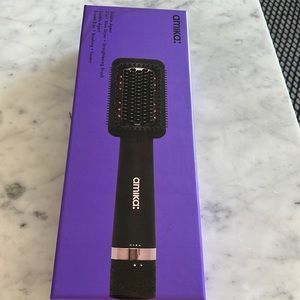 amika: double agent 2-in-1 blow dryer + straightening brush